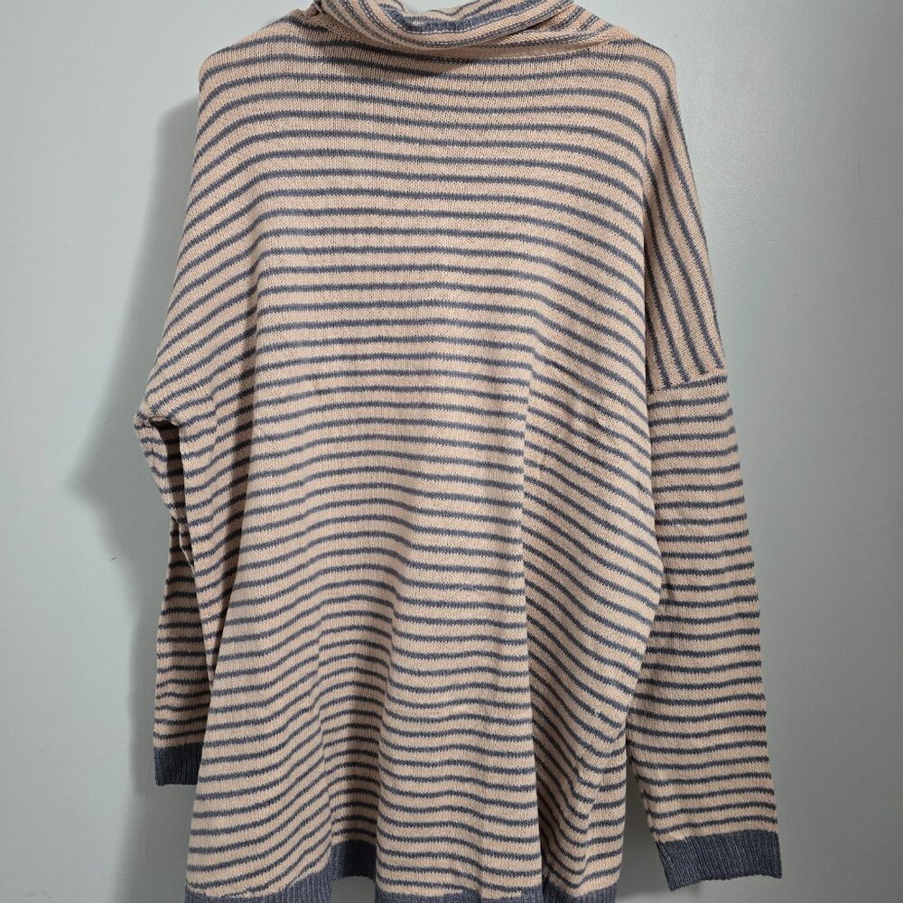 black and pink stripe sweater